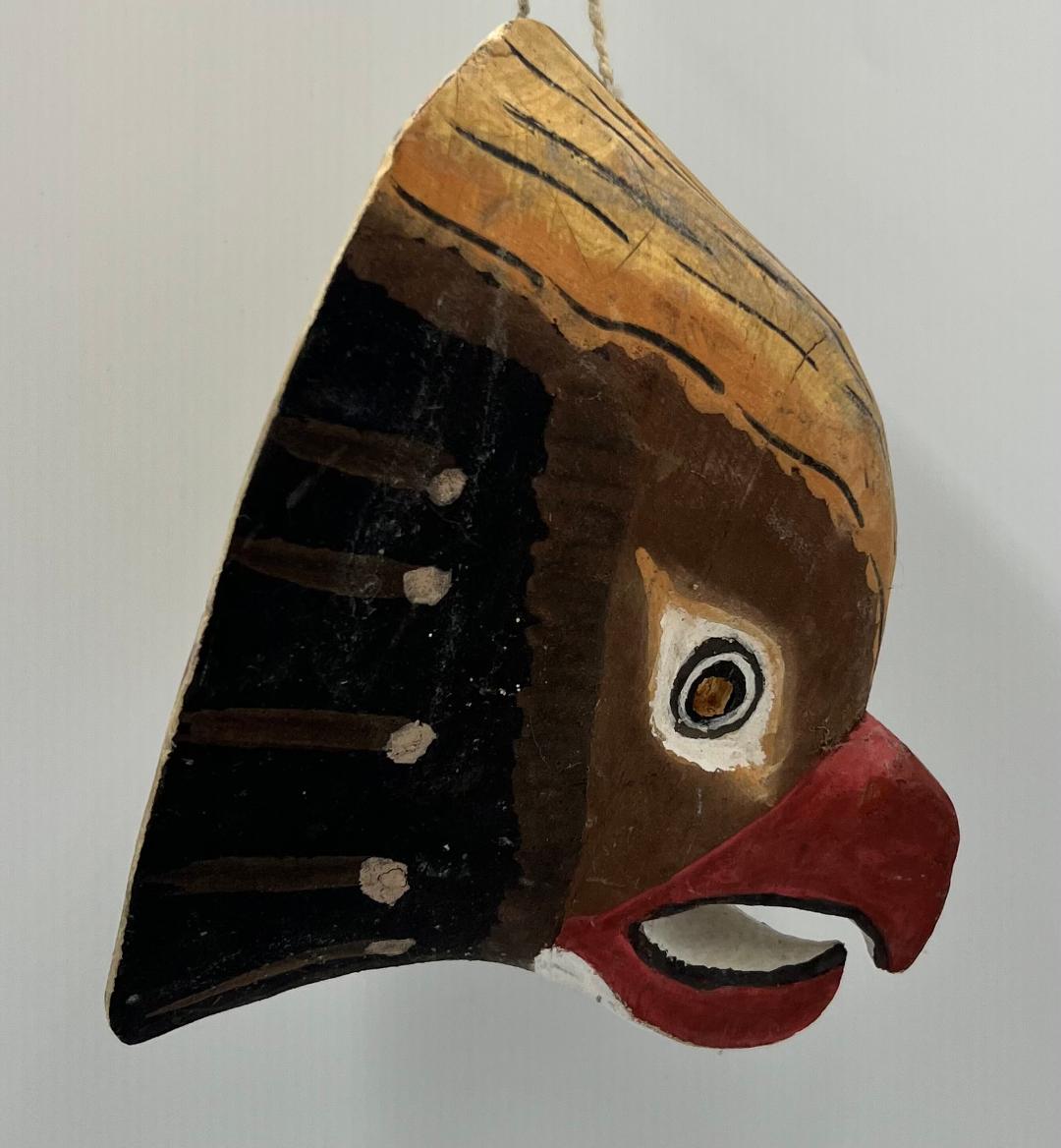 Wooden Eagle Face Mask