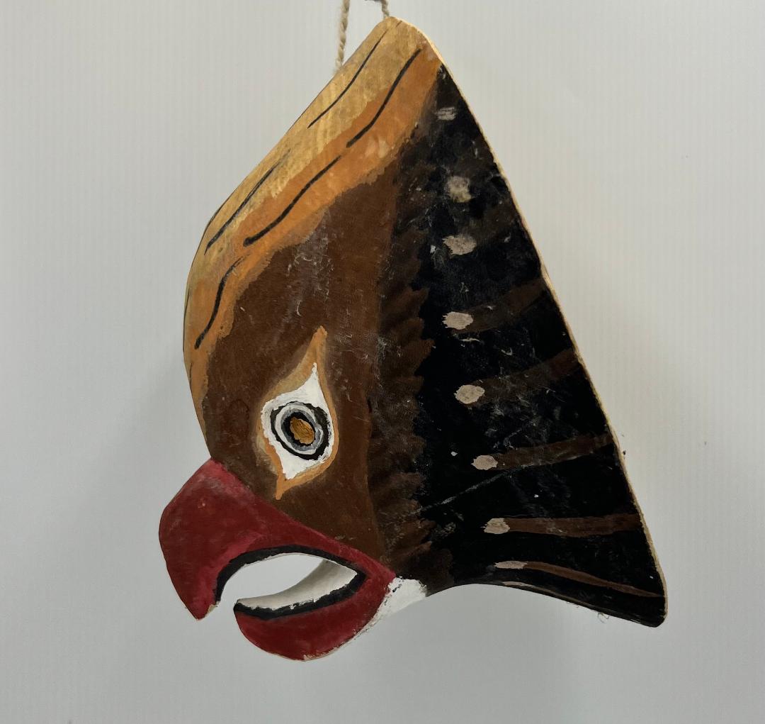 Wooden Eagle Face Mask